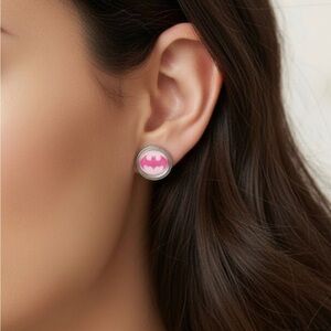 DC Comics Inspired Batwoman Earrings
